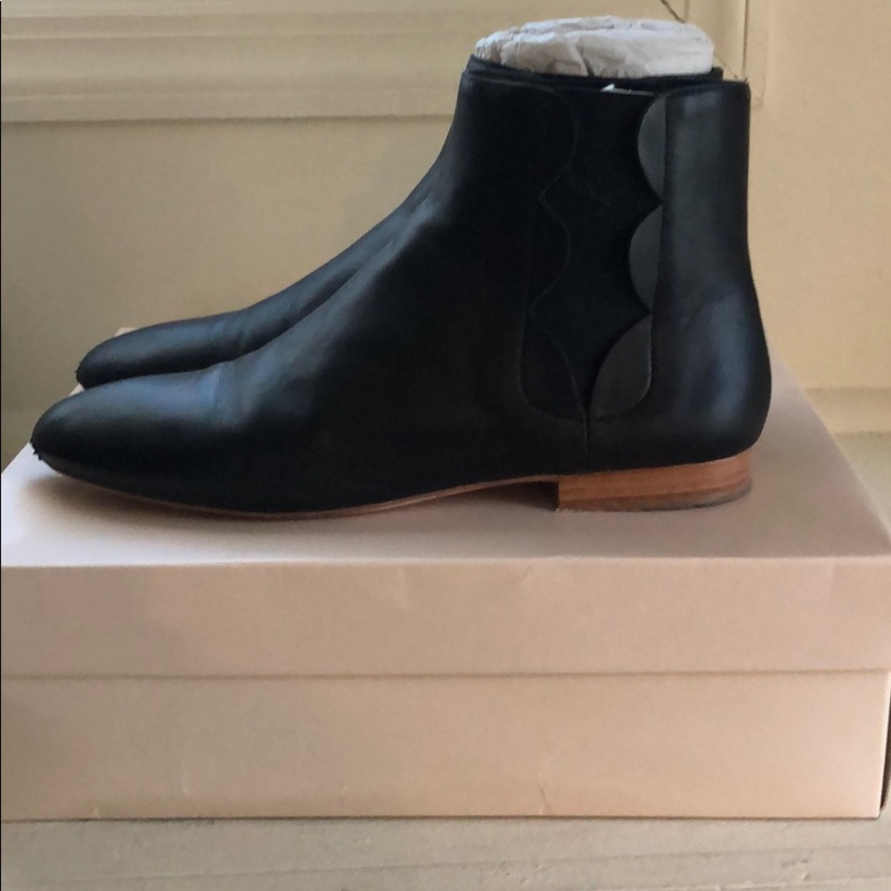 Loeffler Randall black leather Chelsea boot